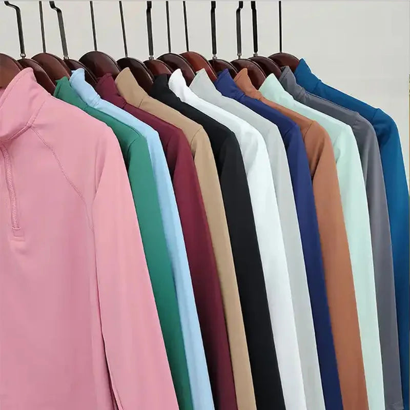 MXLLINA Women's Long-Sleeve Equestrian T-Shirt , Soft & Breathable Horse Riding Base Layer