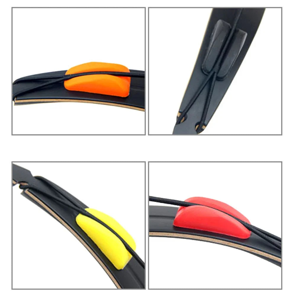 2pcs Archery Dampener – Shock Absorption Soft Rubber Limb Saver for Recurve Bows
