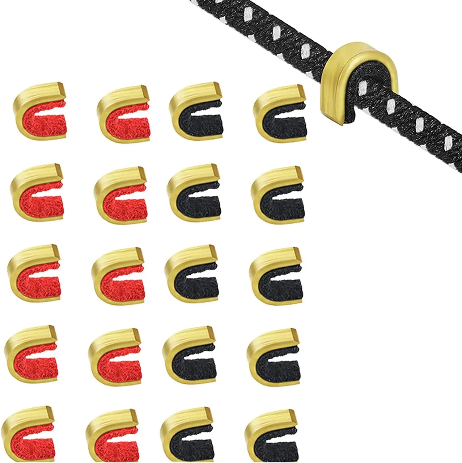 Nock Points Archery Bow String Nocking Points Bowstring Buckle Clip for Compound & Recurve Bows 10/20Pcs