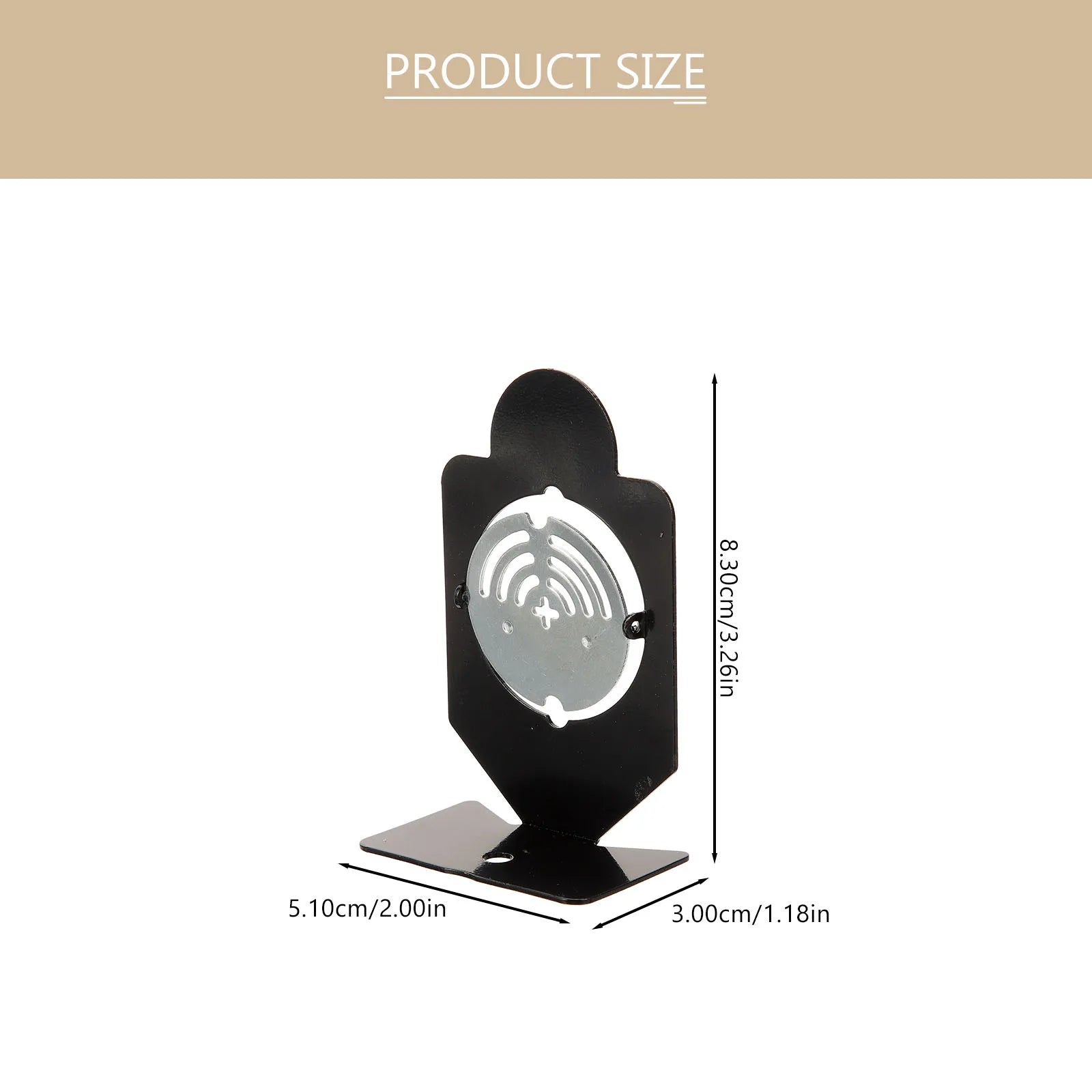 3Pcs Metal Rotary Shooting Targets – Compact Portable Training Set for Practice