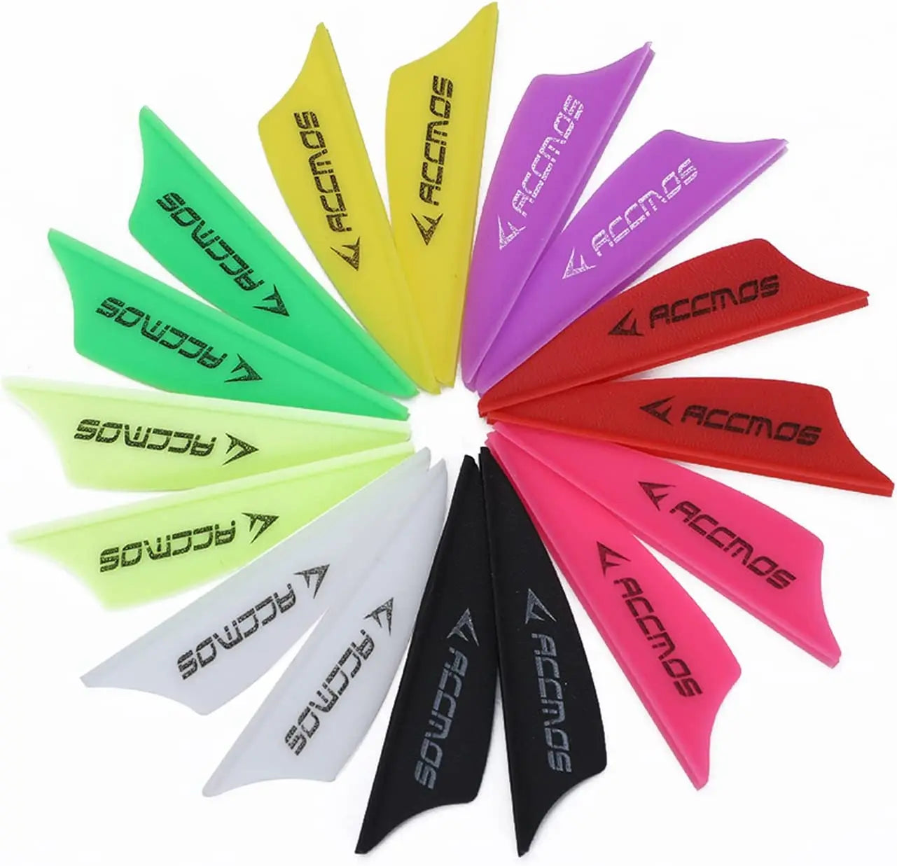 1.75 Inch Archery Arrows Vanes – Plastic Arrow Feather Fletching for Archery, Targeting Arrows
