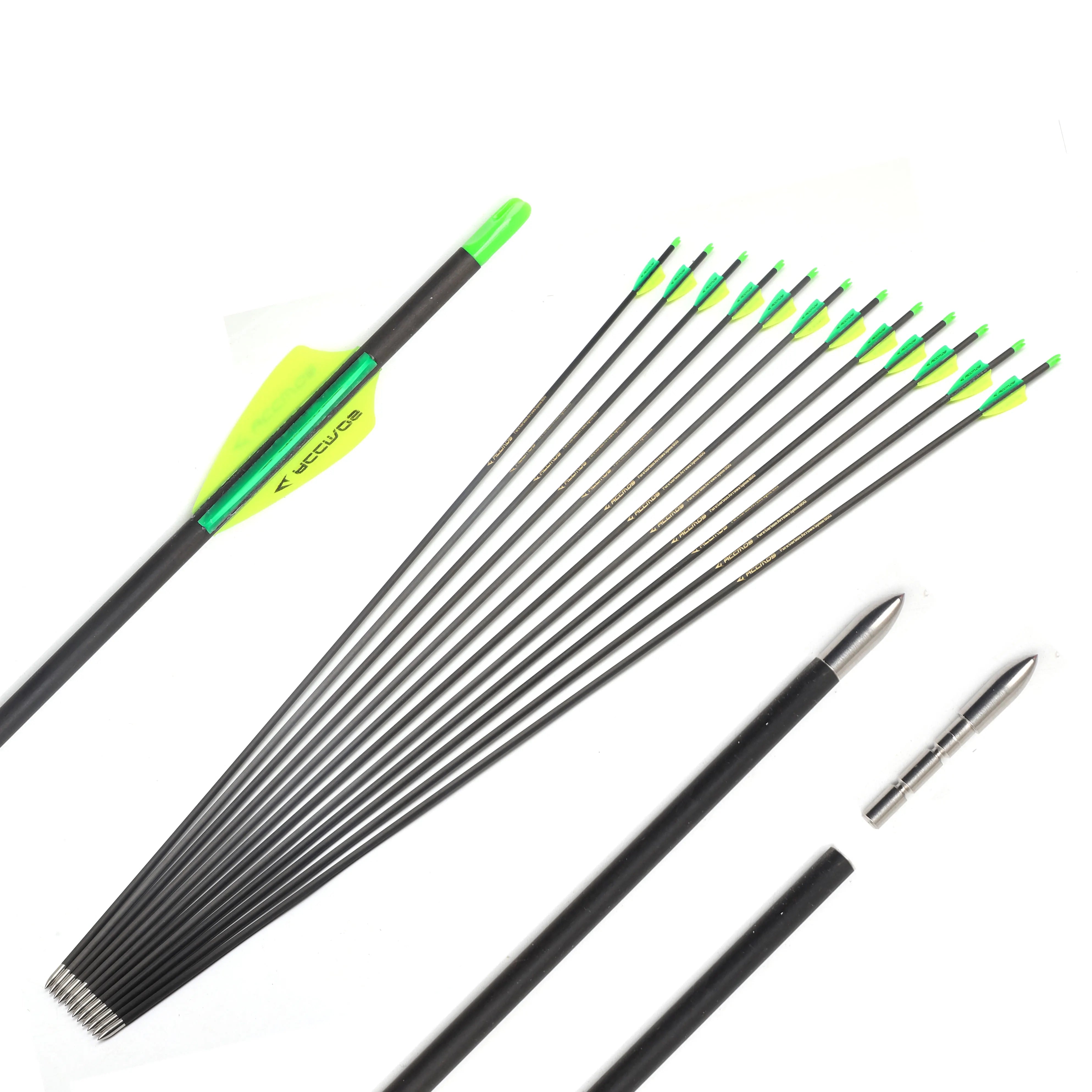 100% Pure Carbon Arrows – High-Performance Archery Arrows for Recurve Bow