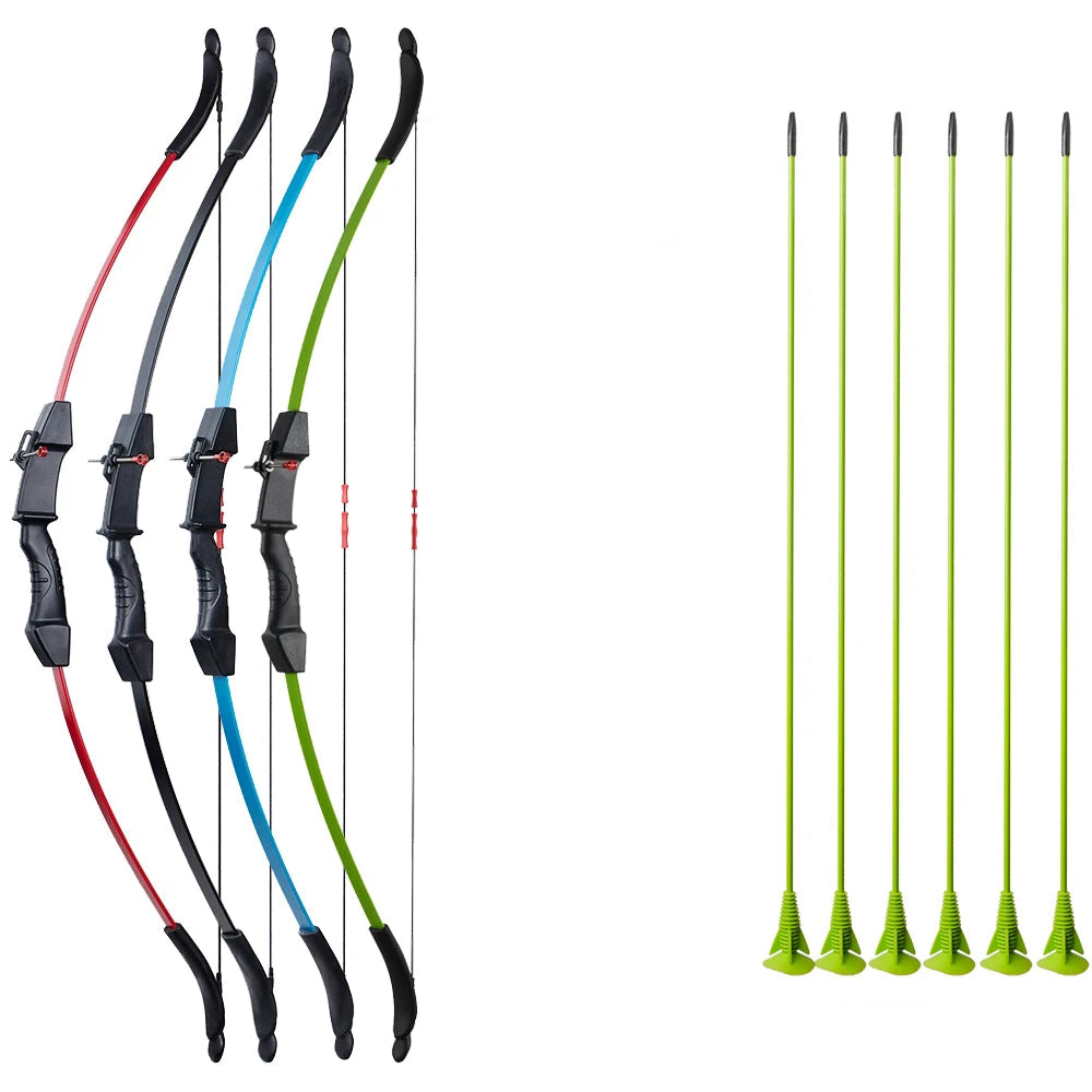 Kids Recurve Bow – 12-15lbs Takedown Set for Outdoor Shooting Practice