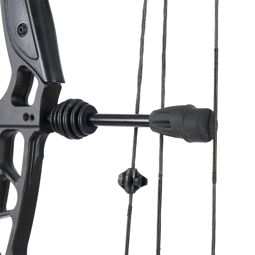 Adjustable 30–60lb Compound Bow with Sight & Stabiliser for Hunting