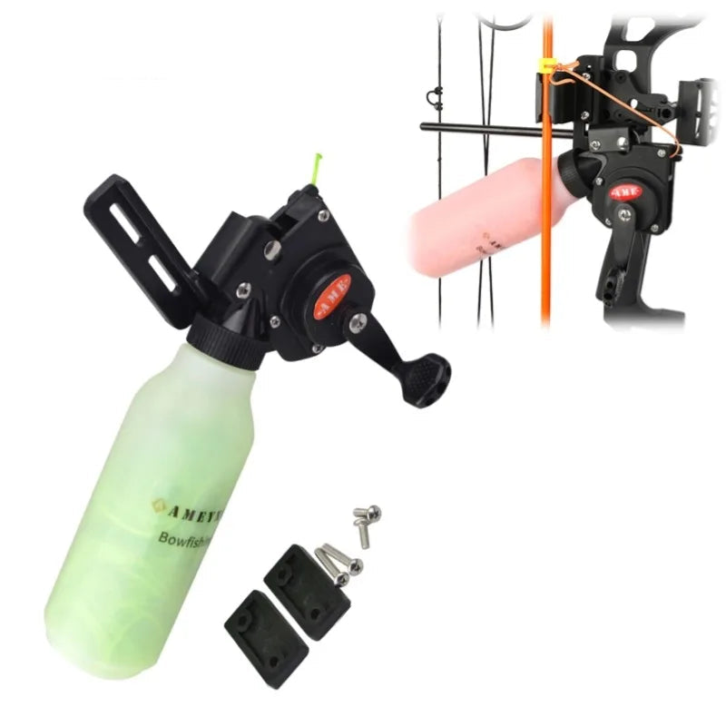 Bowfishing Reel with 40m Line for Compound and Recurve Bows