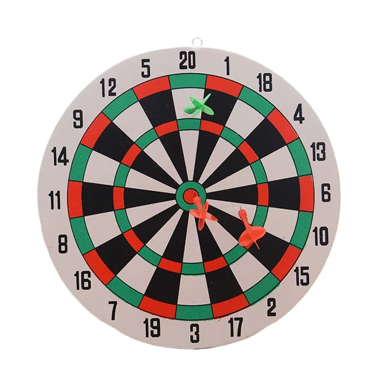 29.5 cm double-sided foam dart board – Wall-mounted toy dart set with 3 darts