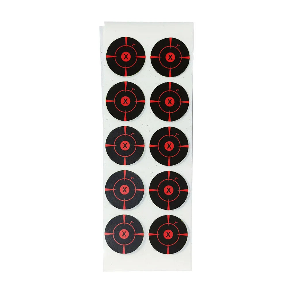 1" Self-Adhesive Splatter Shooting Targets – 100pcs Reactive Sticker Pack for Firearms