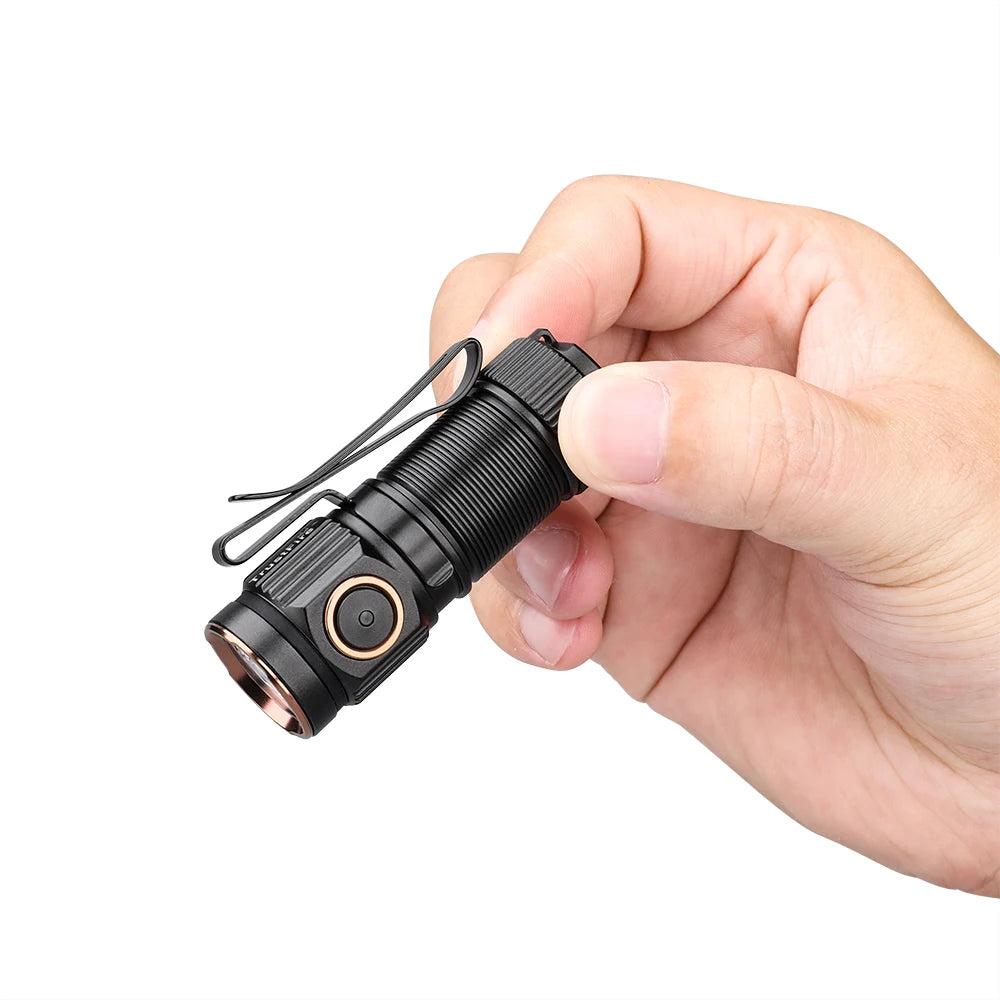 MT10 EDC Flashlight – 1000 Lumens, USB-C Rechargeable, Magnetic Tail