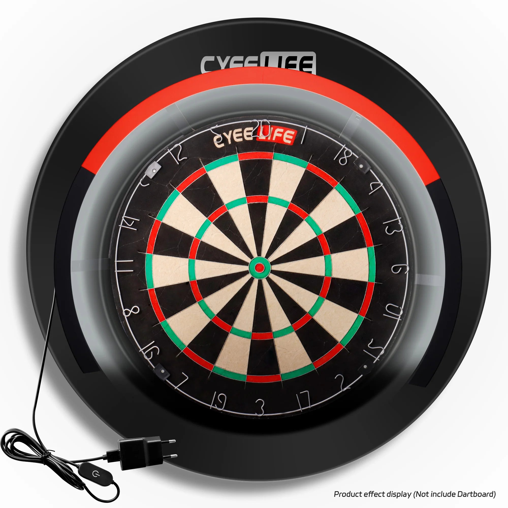 CyeeLife LED dart board light – 240° lighting system for clear, focused play