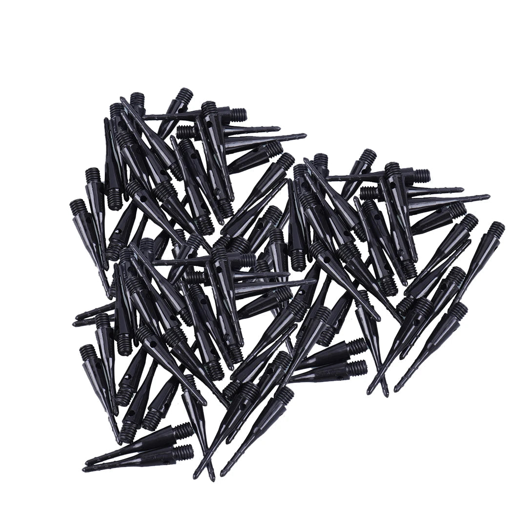 100PCS High Precision Soft Tip Dart Points – 2BA Thread, Durable Plastic Replacement Set