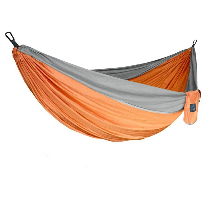 Single and Double Size Camping Hammock in Lightweight Parachute Nylon