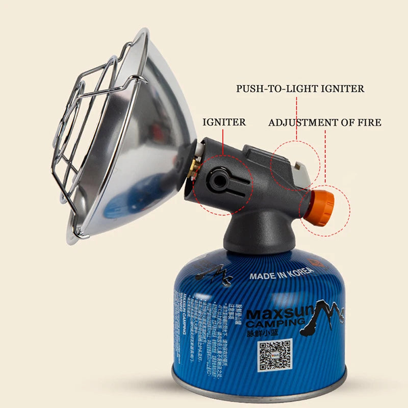 Mini Gas Tent Heater for Camping – Dual Fuel Compatible & Fast Heating