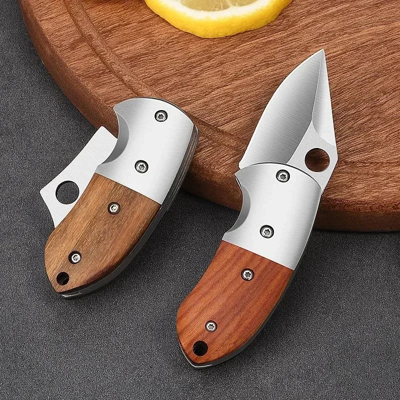 Mini Stainless Steel Folding Knife – Portable Utility Blade for Everyday Use