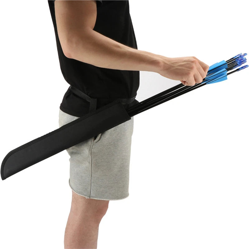 Oxford Archery Hip Quiver – Arrow Tube Carry Bag with Waist Clip for Crossbow Bolts