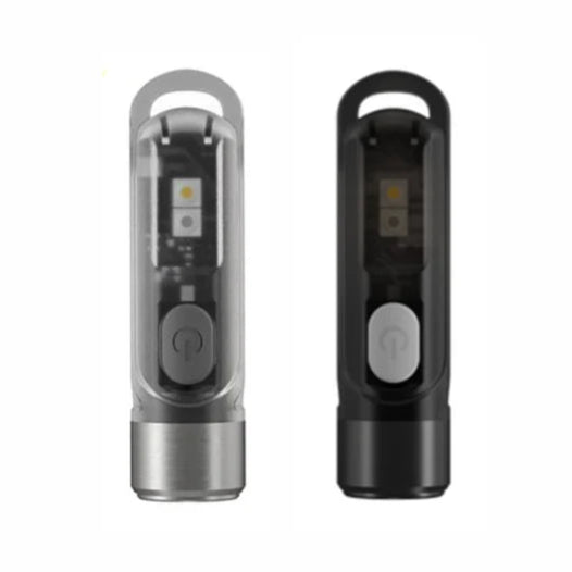 TIKI LE 300 Lumen Mini Keychain Flashlight – USB Rechargeable, Multi-Mode LED