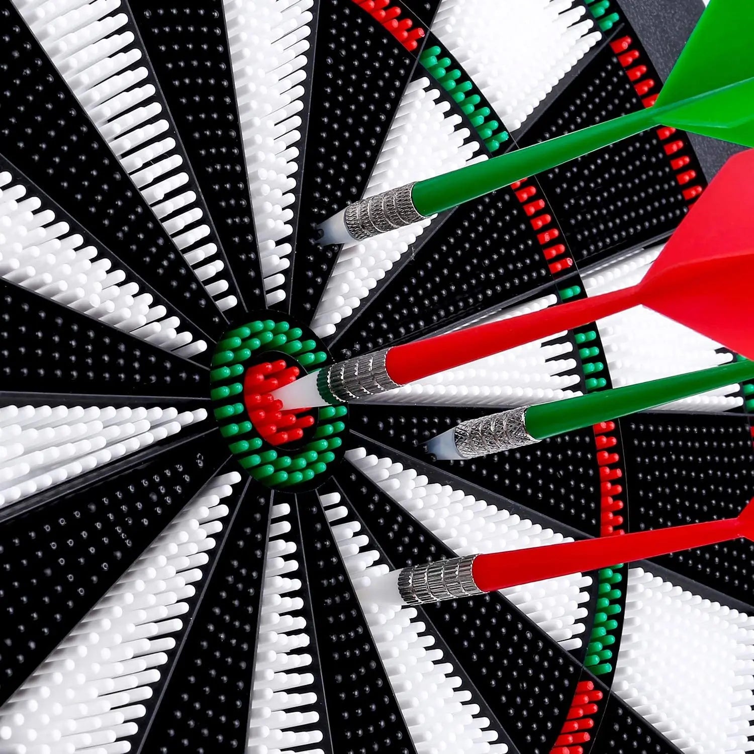 Rubber dart board – 18-inch entertainment and leisure dart game for kids and adults