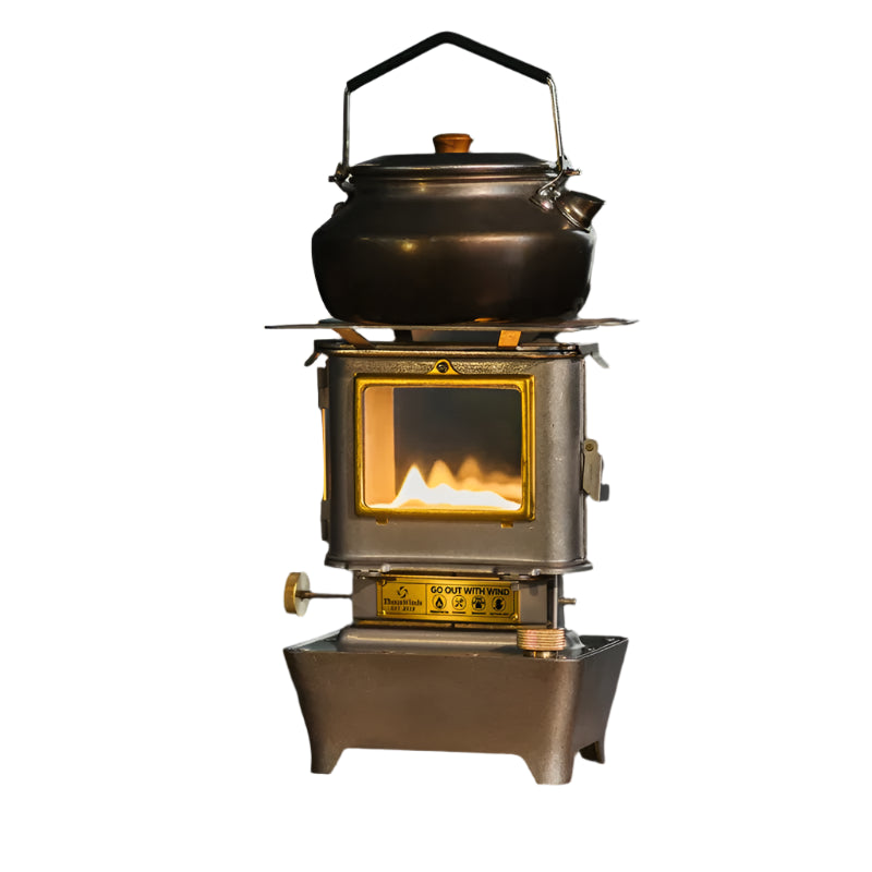 Oil Lamp Stove for Camping with Retro Lantern Design and Kerosene Burner