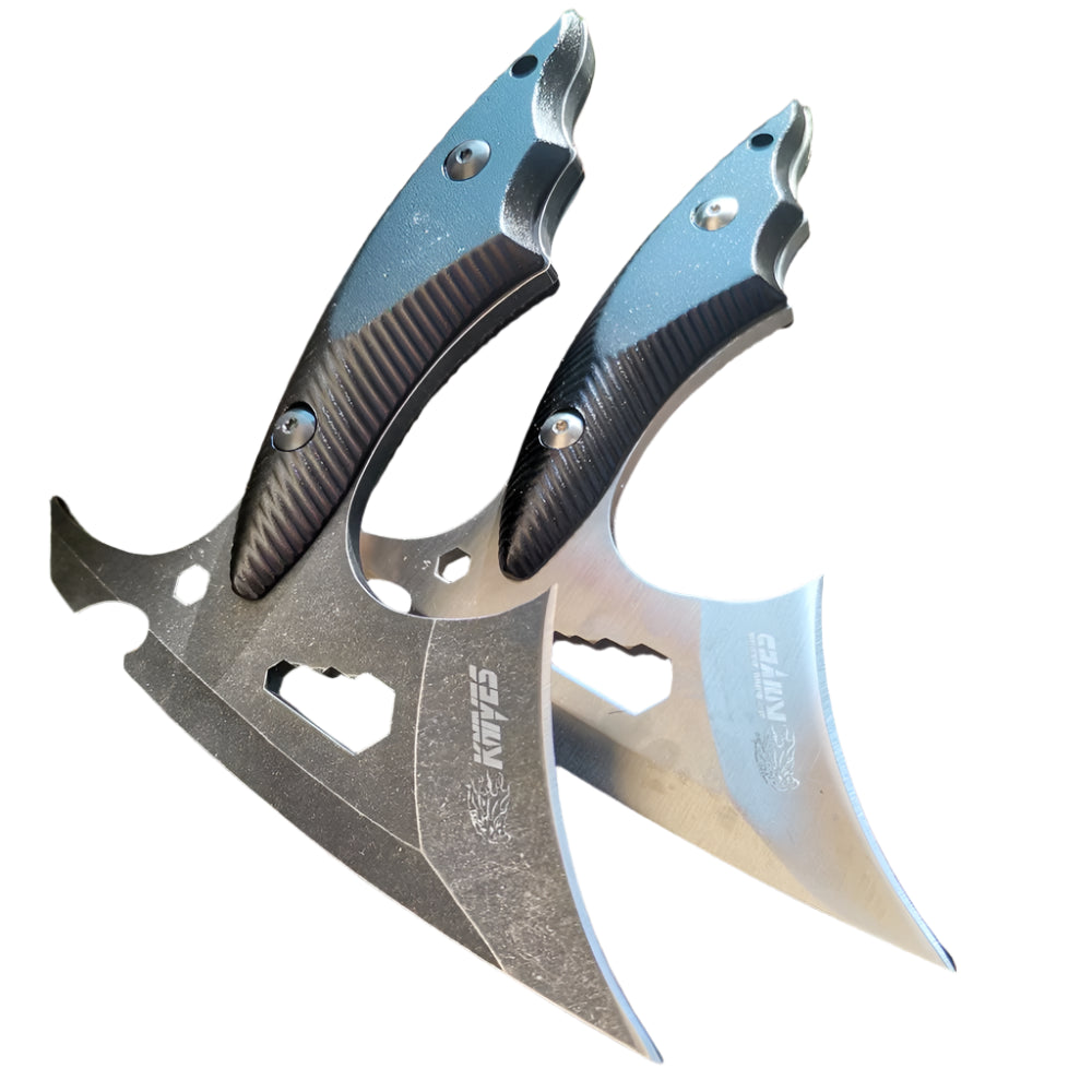 9Cr18 Stainless Steel Camping Hatchet – Tactical Survival Axe with Cover