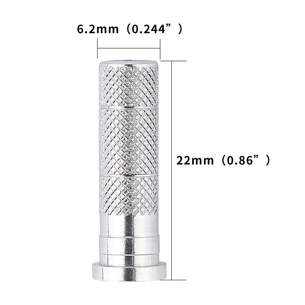 30PCS Archery Arrow Aluminum Inserts – ID 6.2mm/7.6mm Carbon & Fiberglass Shaft Accessories