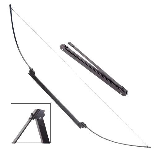 Archery Folding Bow – Lightweight Alloy Metal Bow for Hunting & Outdoor Sports