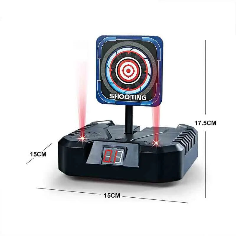 Targets for Nerf Guns – Auto Reset Electric Shooting Target with Sound & Light for Kids