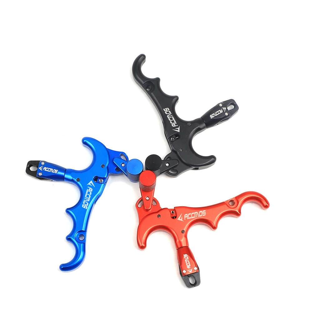 360° 4-Finger Thumb Release Aid – Precision Archery Trigger for Compound Bows
