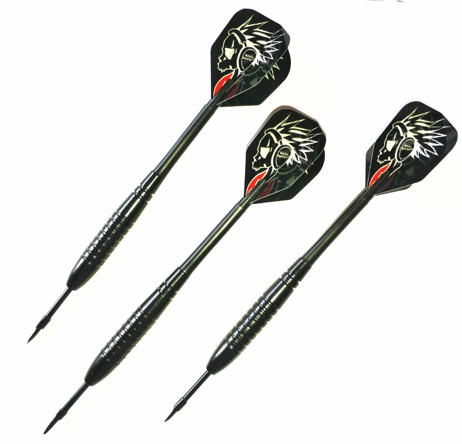 3 pcs professional steel-tip darts – 16cm tungsten barrel darts for hard dart targets