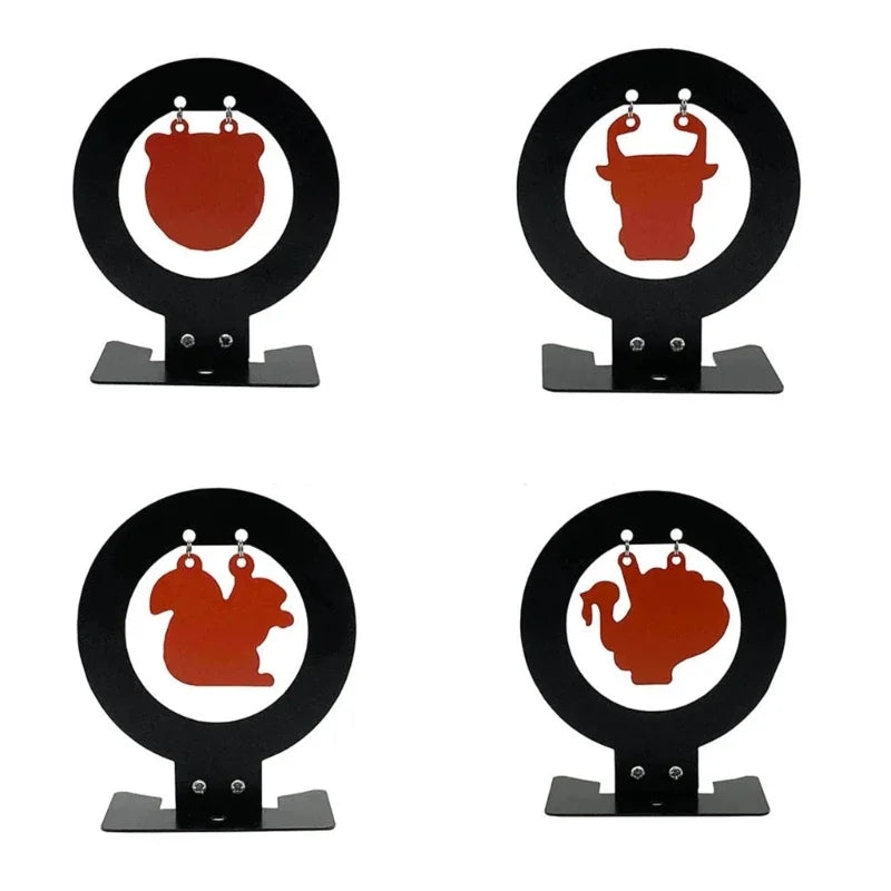 Metal Flap Target for Slingshots, Indoor & Outdoor Shooting Training, Tactic, Targets, Hunting