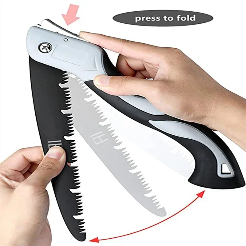Folding Hand Saw for Camping, Pruning and Outdoor Woodworking
