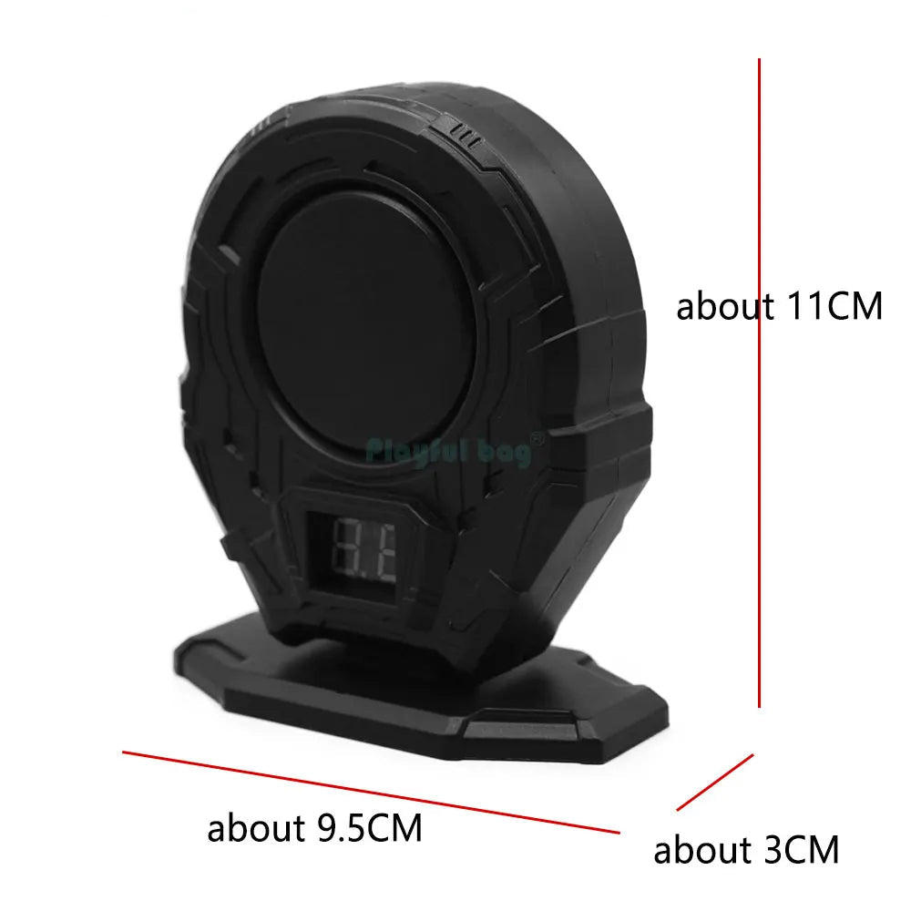 Laser training target – auto-scoring with sound & light feedback