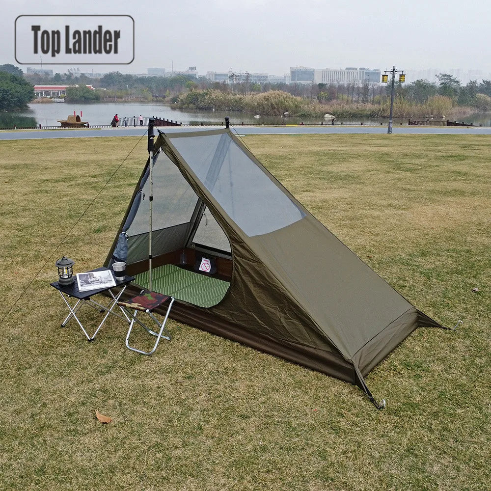 Ultralight 1-Person Mesh Tent – Mosquito-Proof Backpacking Shelter