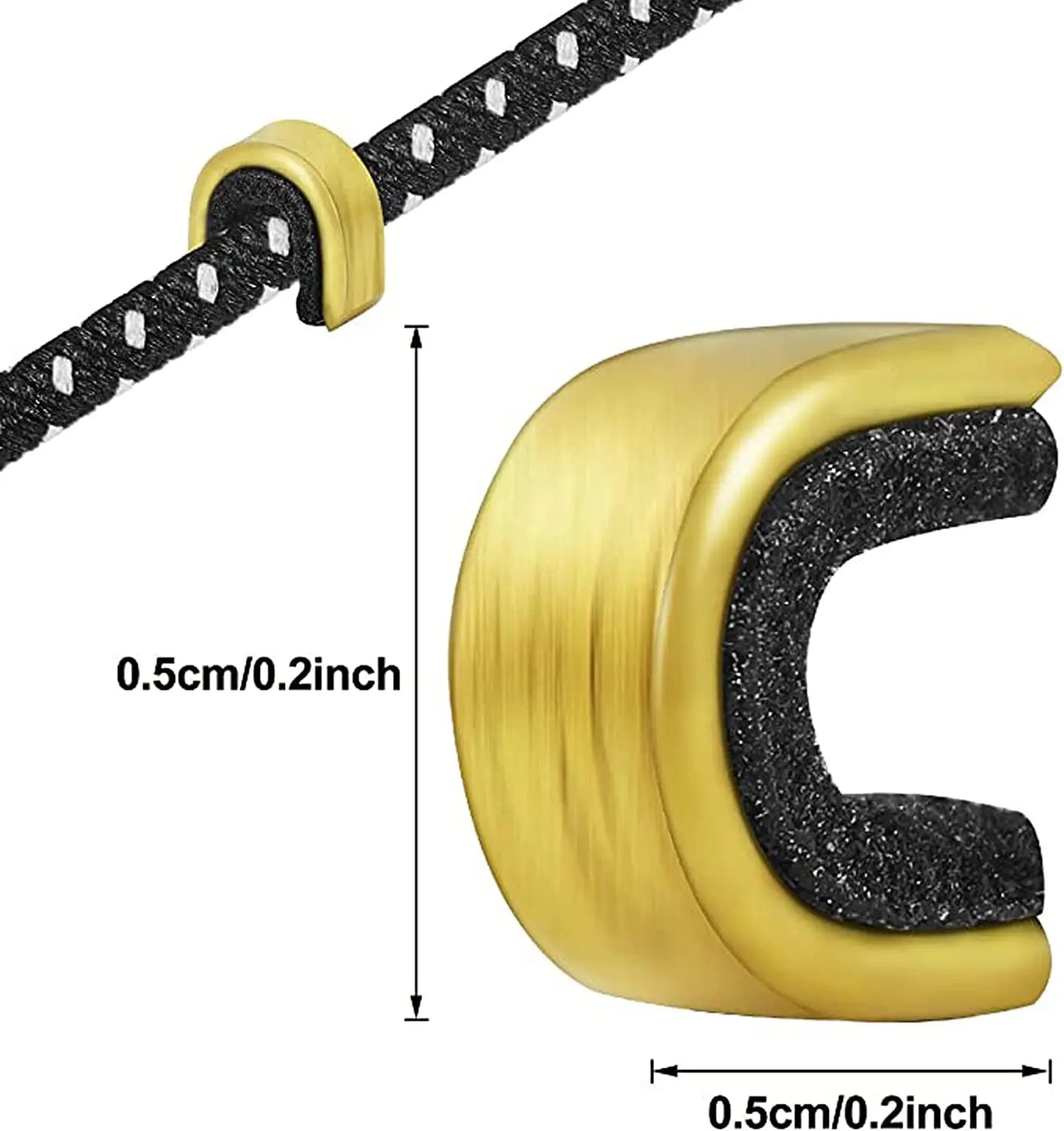 Nock Points Archery Bow String Nocking Points Bowstring Buckle Clip for Compound & Recurve Bows 10/20Pcs