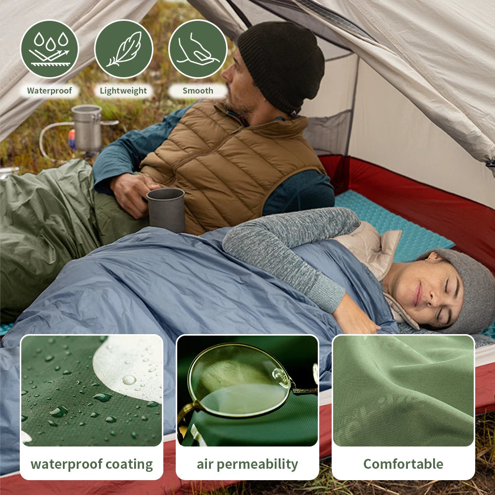 Ultralight Sleeping Bag – Compact 3-Season Envelope for Camping & Hiking