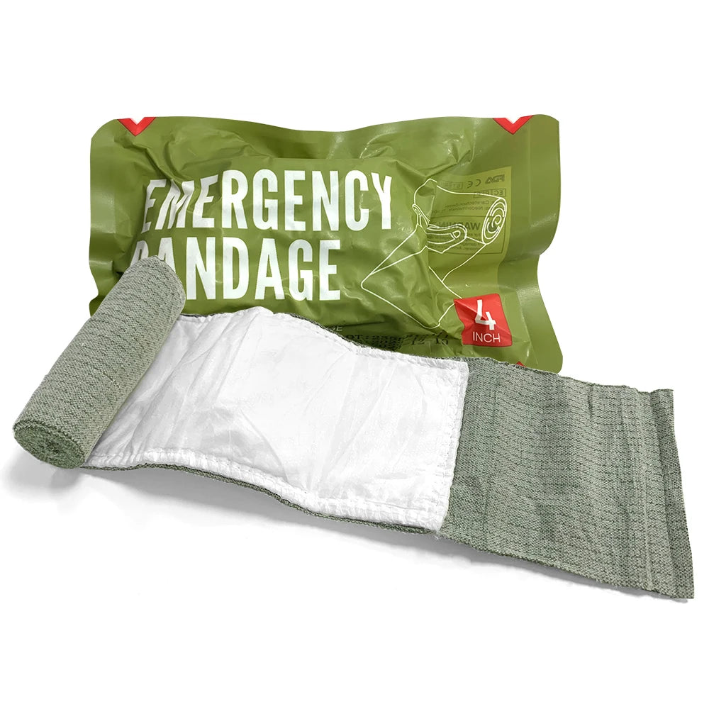 4/6in Israeli Bandage Wound Dressing - Emergency Combat Compression Tactical First Aid