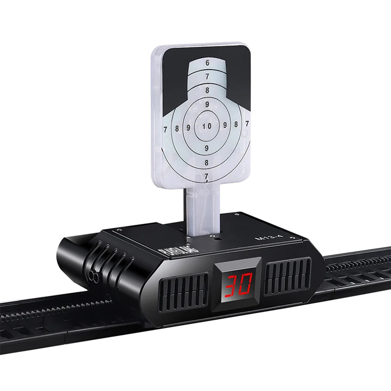 Laser Shooting Target – Auto-Reset Scoring System (Voice Feedback, Toy Gun Compatible)