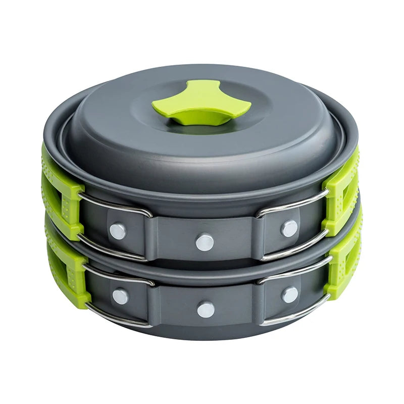 Camping Cookware Set – Lightweight Portable Outdoor Cooking Kit for Hikers & Backpackers