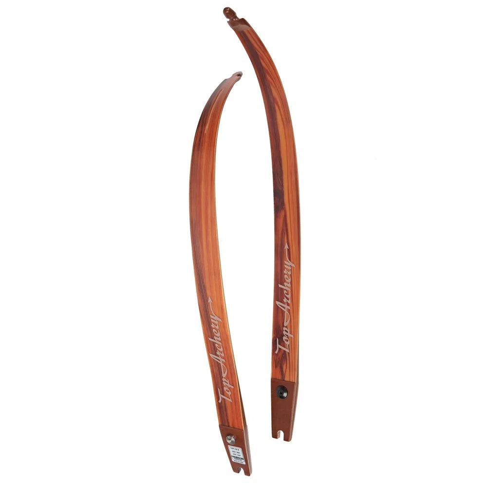 20–60lbs ILF bow limbs – bamboo core with carbon and fibreglass for 19" risers (62" setup)