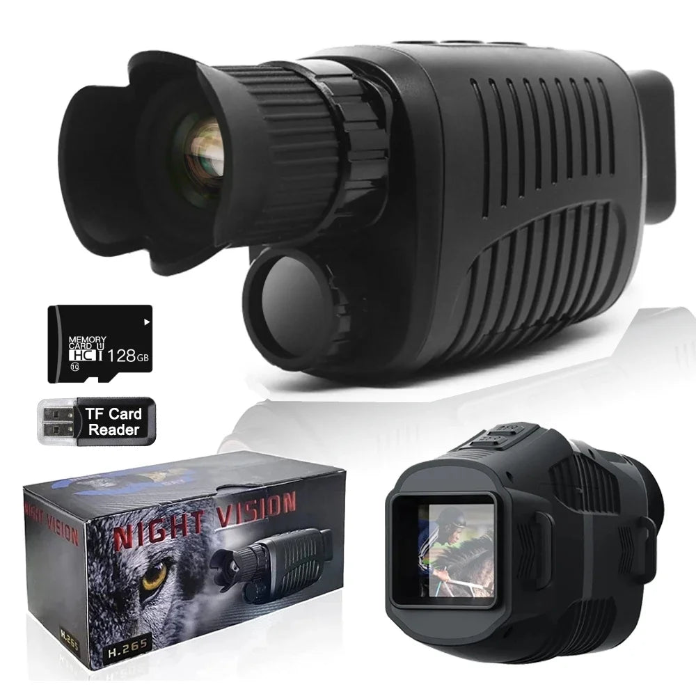 1080P Night Vision Monocular with 5X Zoom & 300m Infrared Range