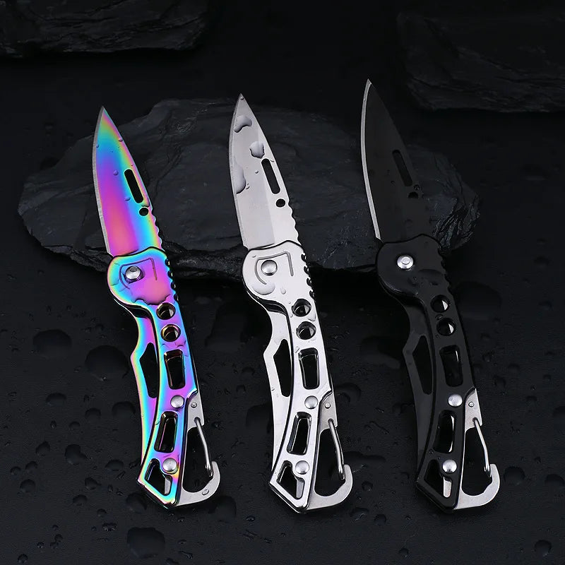 Folding Pocket Knife – Stainless Steel Outdoor Survival & Utility Knife