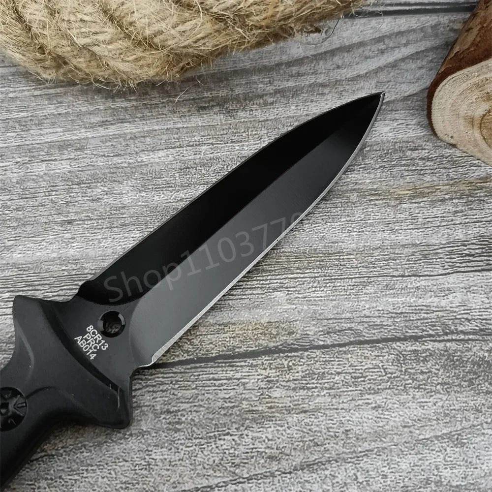 440C Outdoor Pocket Knife – Fixed Blade EDC Tool for Camping, Hiking & Survival