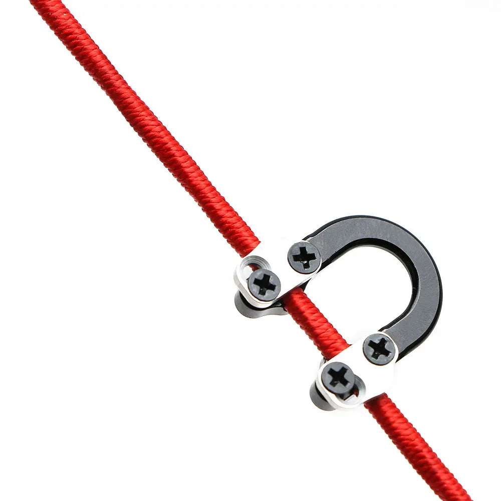 Archery D Loop – Metal U Nock D Ring with Screwdrivers for Compound Bows