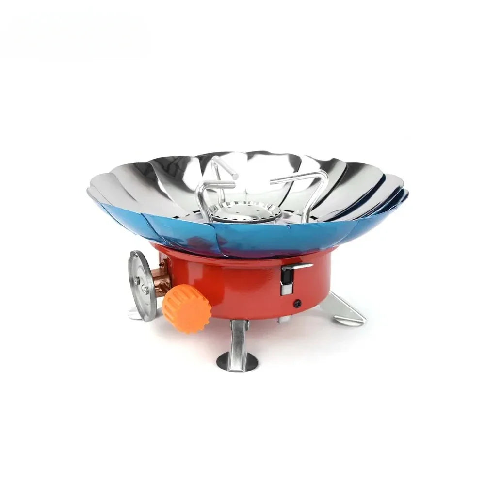 2800W Portable Camping Gas Stove with Windproof Design and Storage Bag