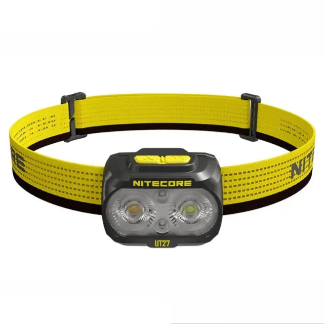 UT27 Dual Beam 800 Lumen Headlamp – Rechargeable, Lightweight, Outdoor Use