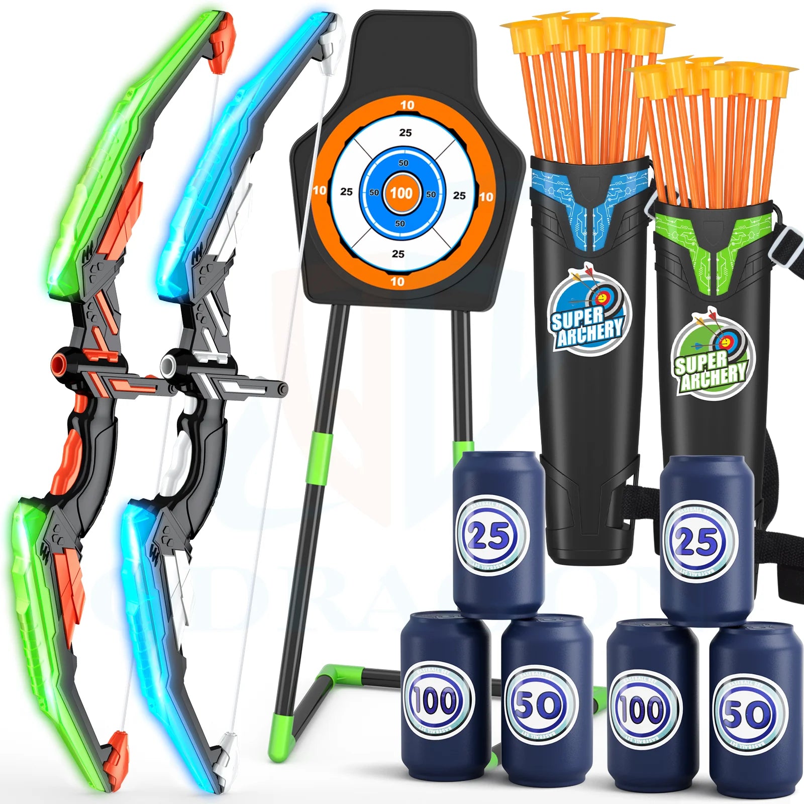 Kids Bow and Arrow Set – Safe Outdoor Archery Toy for Ages 3–12