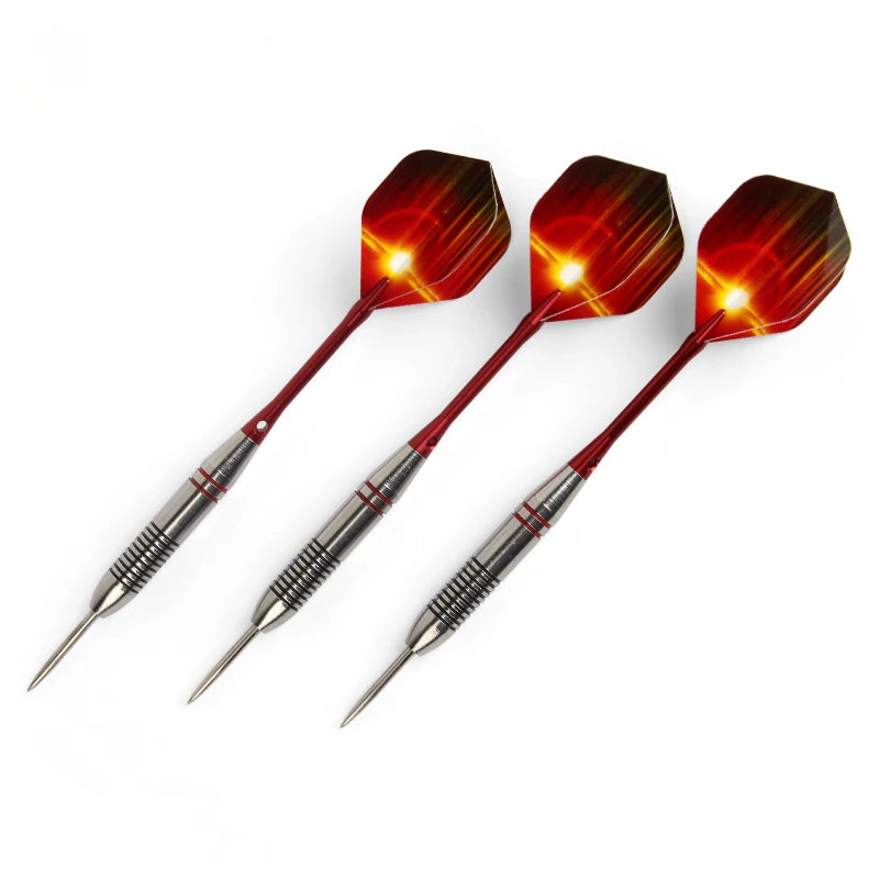 Professional 24g Steel Tip Darts – 3pcs Set with Aluminium Shafts & High-Quality Flights