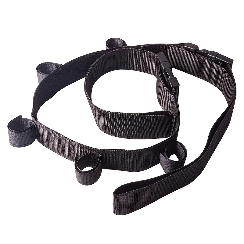 2PCS Car Fishing Rod Holder Straps – Adjustable Vehicle Storage Rack for SUV & Van