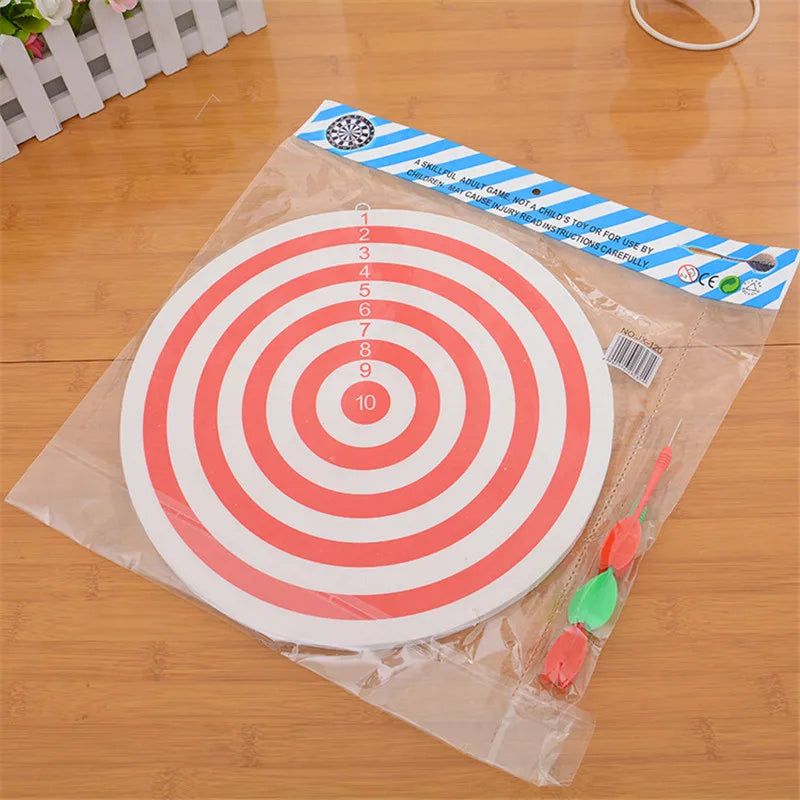 29.5cm Dual-Sided Foam Dartboard Set – Wall-Mounted Toy Darts Game