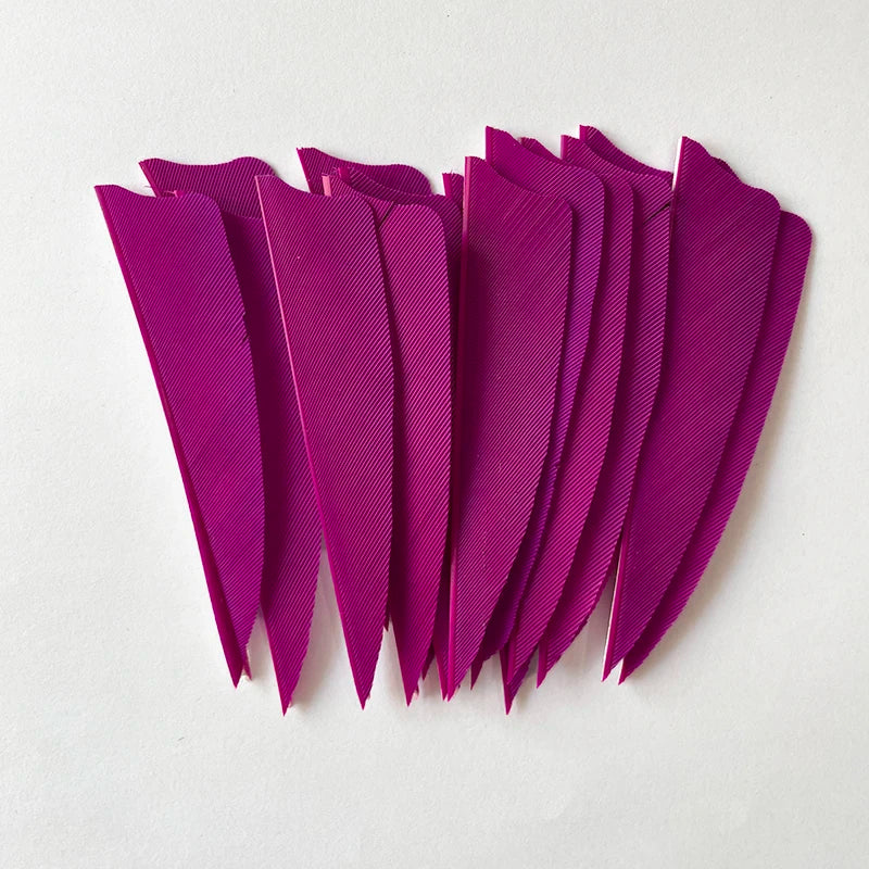 100pcs 3-Inch Shield Cut Turkey Feathers – RW Fletching for Archery & Hunting