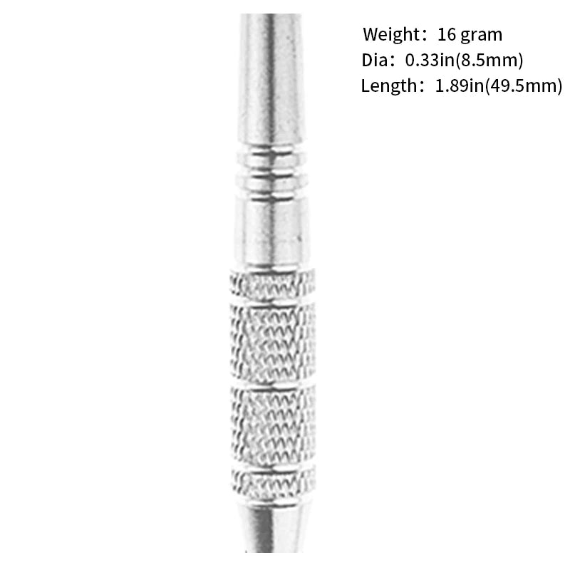 6PCS Copper Dart Barrels Replacement –  with Shafts for Soft & Steel Tip Darts