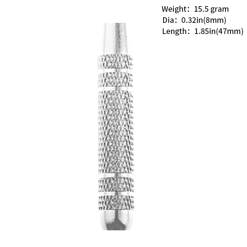 6PCS Copper Dart Barrels Replacement –  with Shafts for Soft & Steel Tip Darts